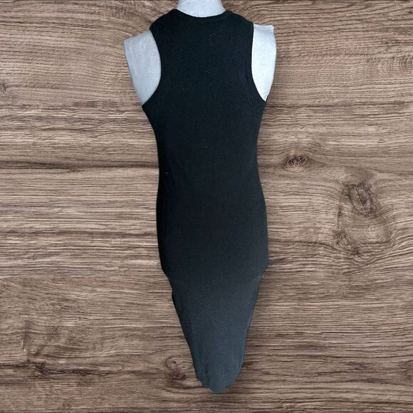 Athleta Sleeveless Knit Maxi Dress – Black & Blue, Size S, wool blend - Picture 2 of 5